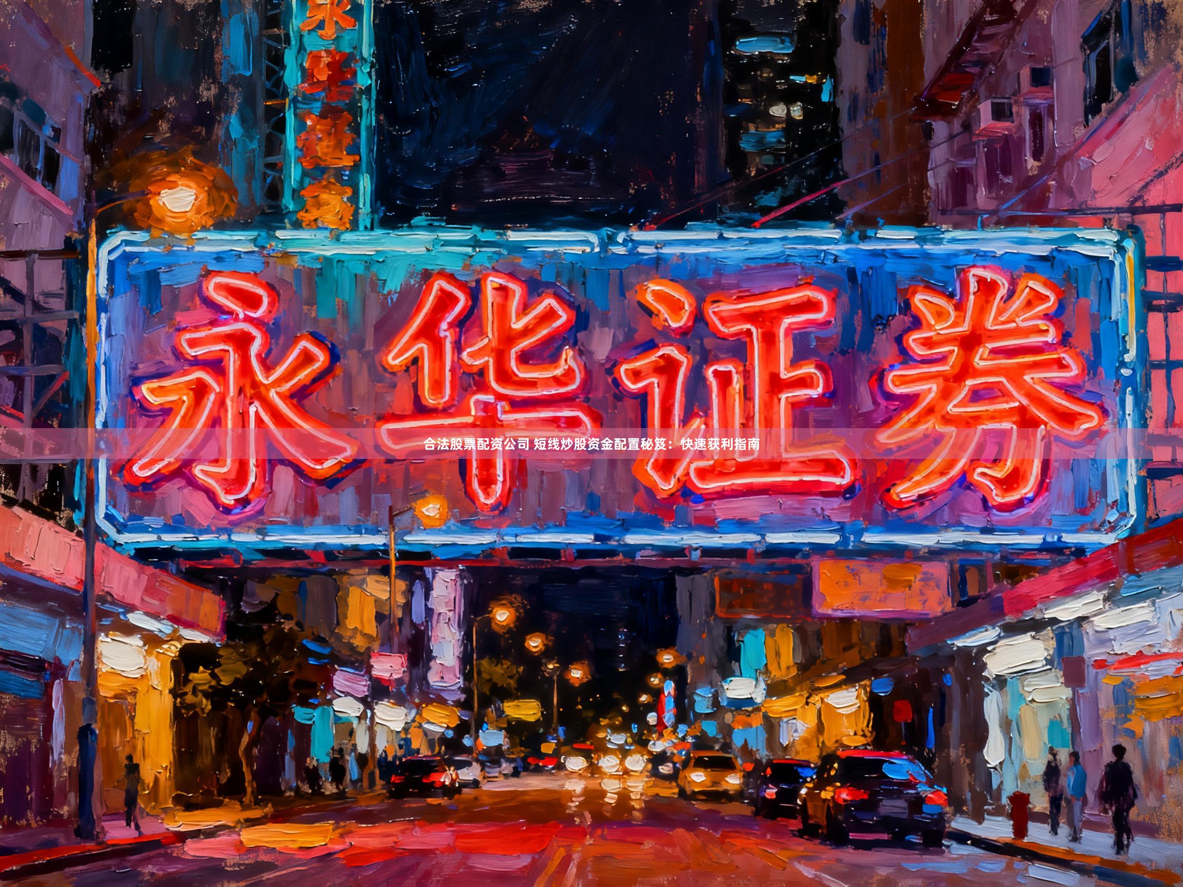 合法股票配资公司 短线炒股资金配置秘笈：快速获利指南